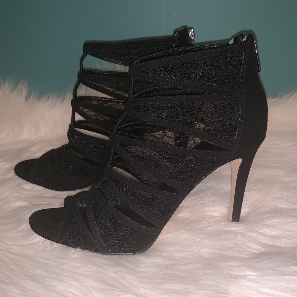 COPY - Ivanka Trump caged lace pumps